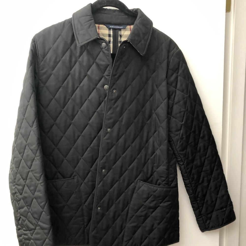 Burberry Black Diamond Quilted Jacket Used
